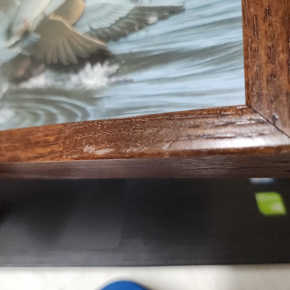 Gary Fenske Ducks Pond Print hand cut paper embellishments by Melinda Martin art - Picture 12 of 12